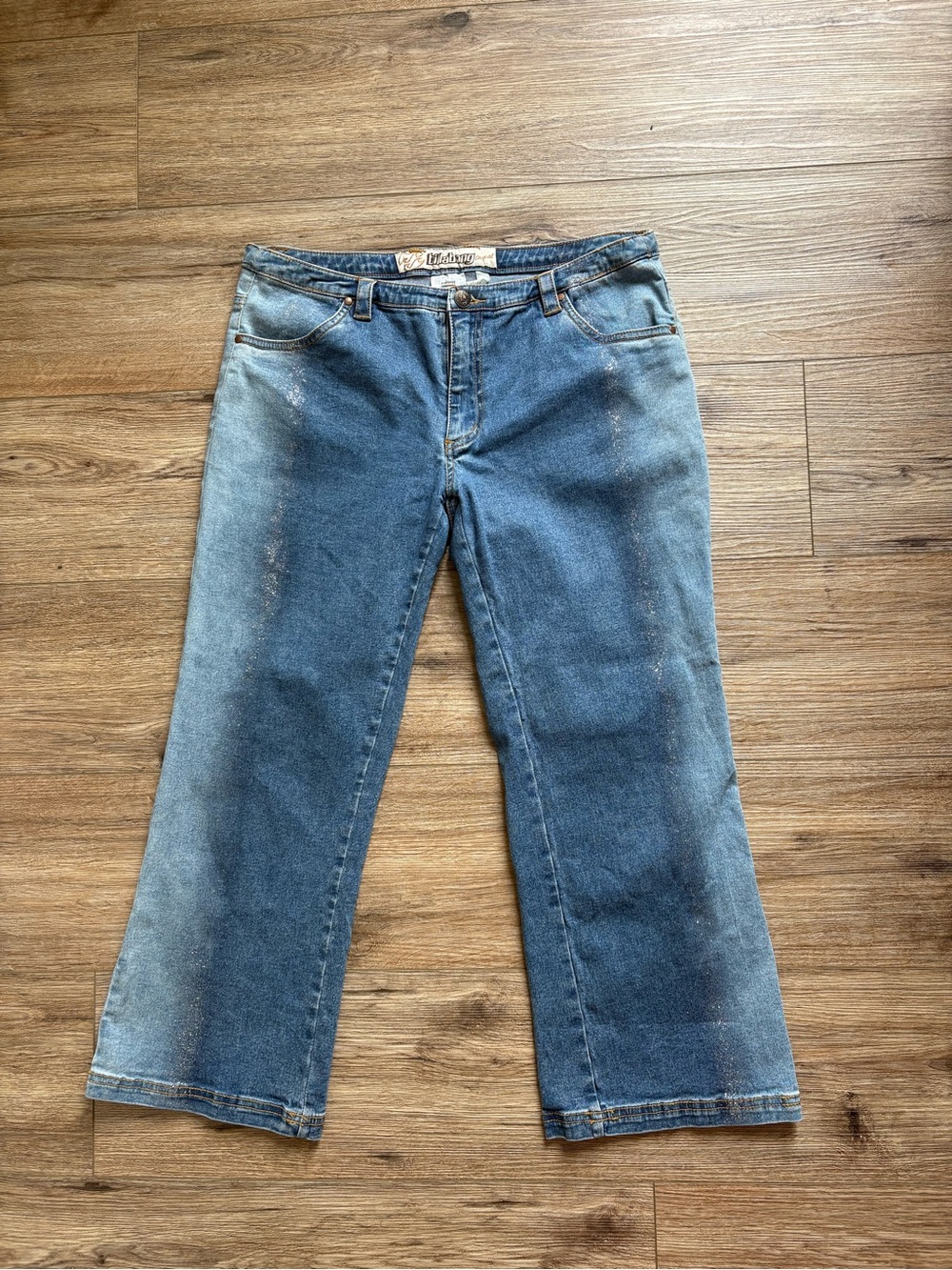 Billabong Two-Tone Blue capri jeans